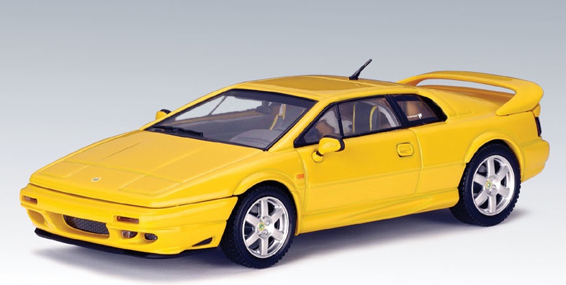 AutoArt 1/43 Lotus Esprit V8 1996 Yellow